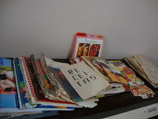 Um caderno de receitas é também um álbum de família.