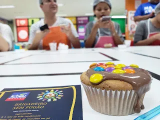 Maker day brasil cooking class 2018 - brigadeiro sem fogão