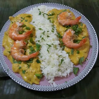 Vatapá arrochado de camarão